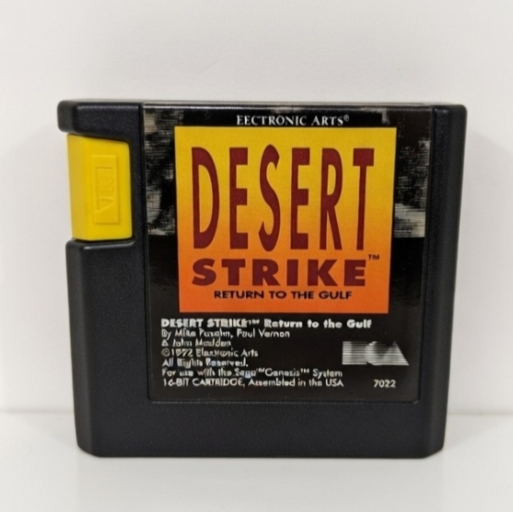 Desert Strike 🔥 Sega Genesis 🕹 Vintage Video Game